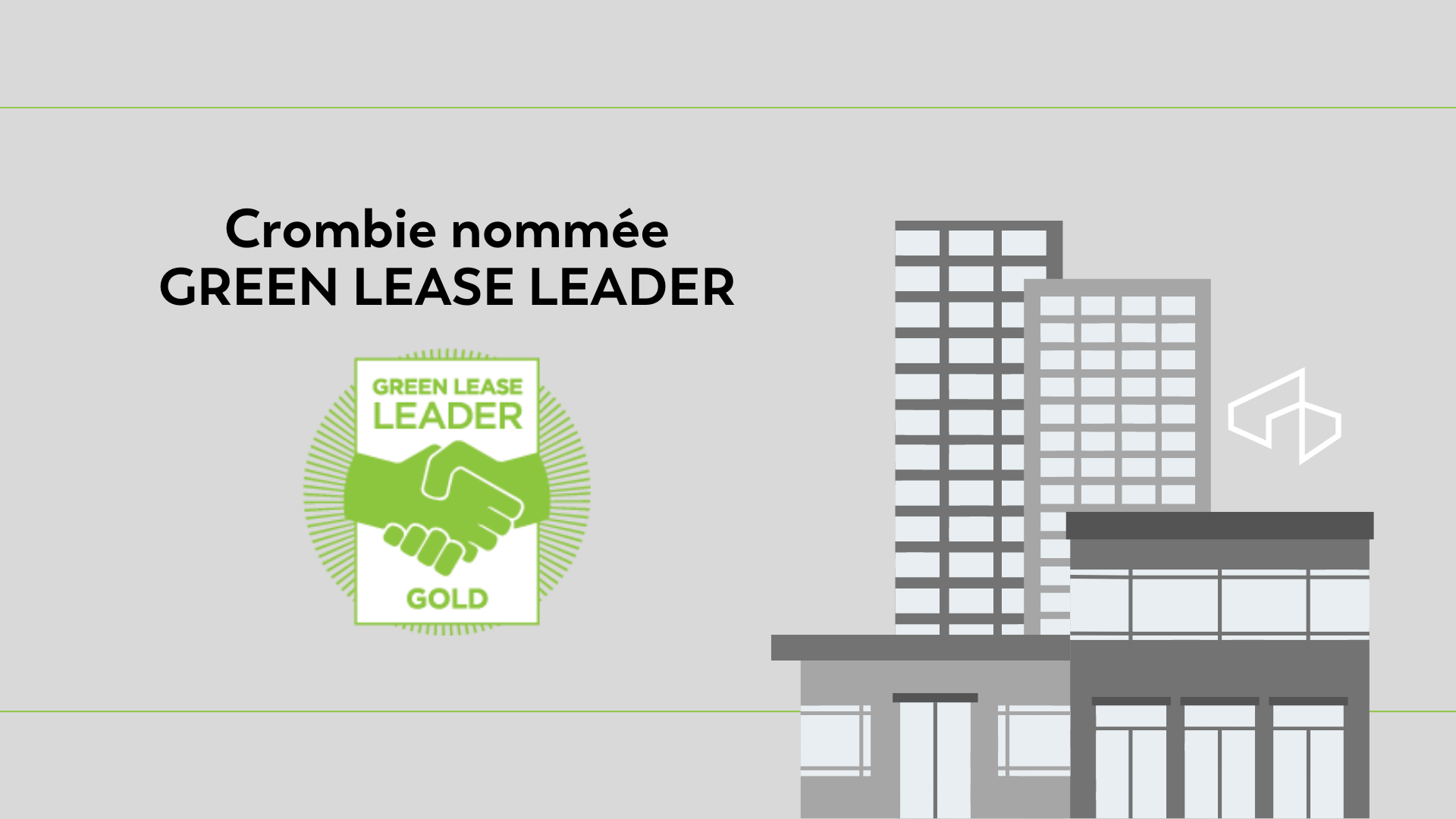 Featured image for “Crombie nommée Green Lease Leader 2023”