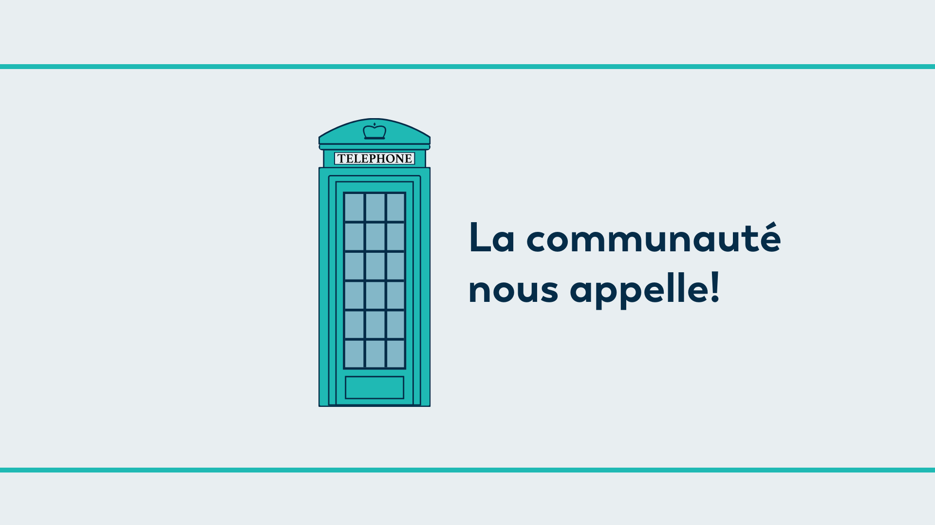 Featured image for “La communauté nous appelle!”